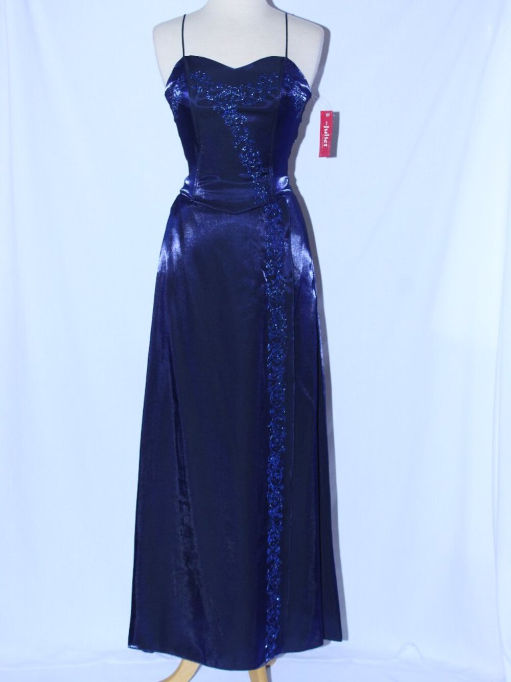 Juliet #1972 Two Piece Bridesmaid or Formal Dress -Size M-ROYAL BLUE-NEW